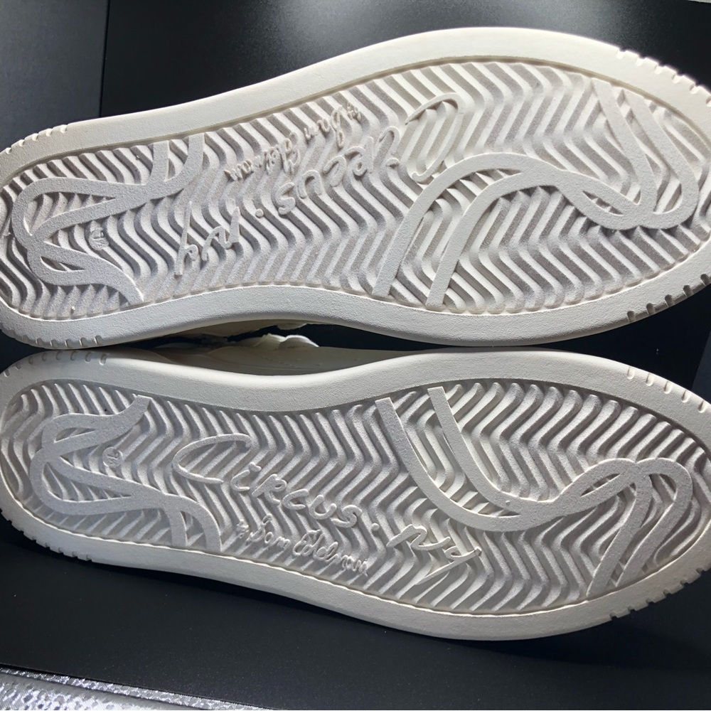 Circus NY Sam Edelman Irving White Lace Up Zipper High Top Sneaker Size 9.5 NWT - Picture 5 of 14
